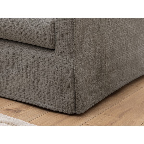 Canapea gri 140 cm Paphos – Ropez-image-2