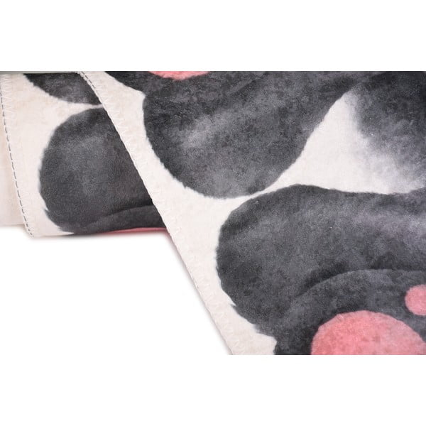 Covor pentru copii negru-alb 100x160 cm Panda Friends – Vitaus-image-2