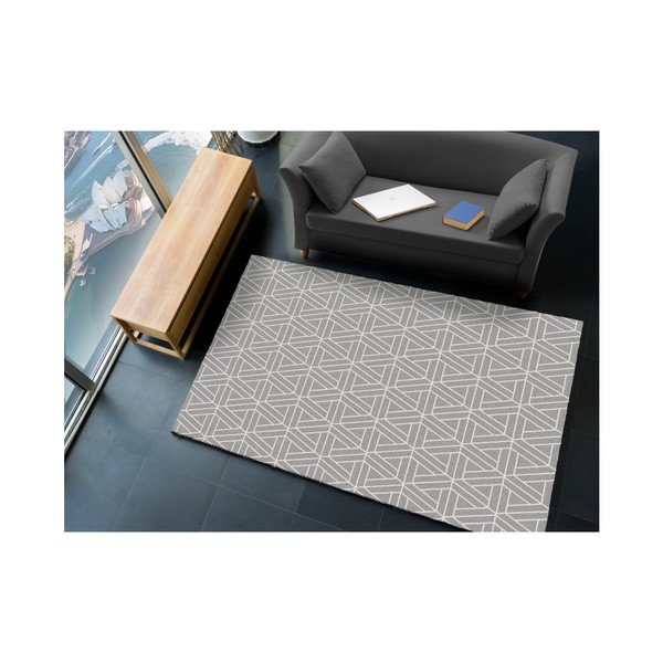 Covor Universal Matrix Grey, 80 x 150 cm, gri-image-1