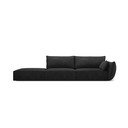Șezlong gri închis (cu colț pe partea dreaptă) Vanda – Mazzini Sofas