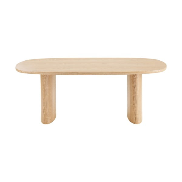 Masă de dining cu aspect de lemn de frasin 110x210 cm Serra – House Nordic-image-2