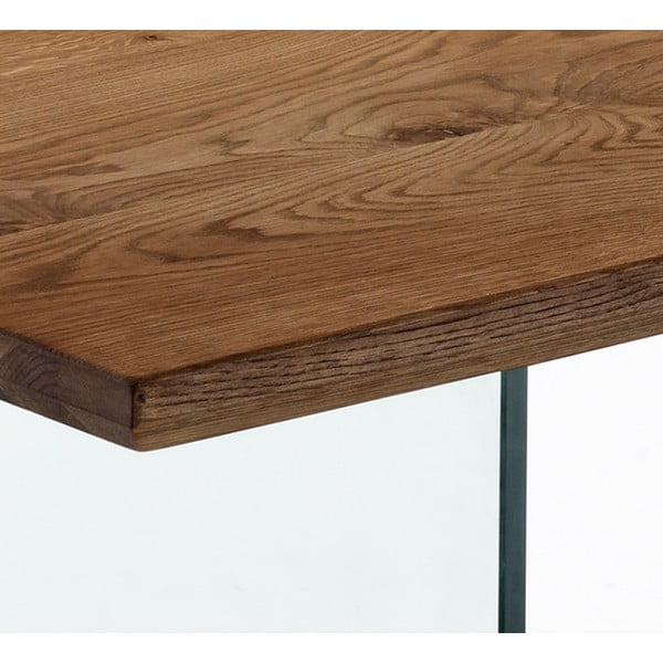 Masă de dining cu blat cu aspect de lemn de stejar 180x90 cm Float – Tomasucci-image-4