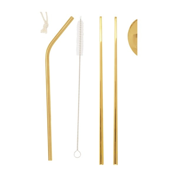 Tacâmuri auriu din oțel inoxidabil 6 buc. Mimo – Premier Housewares-image-3