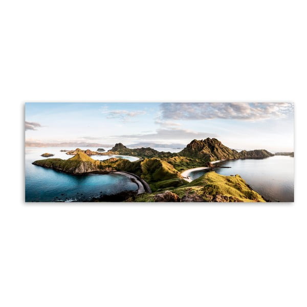 Tablou Styler Canvas Komodo Views, 60 x 150 cm