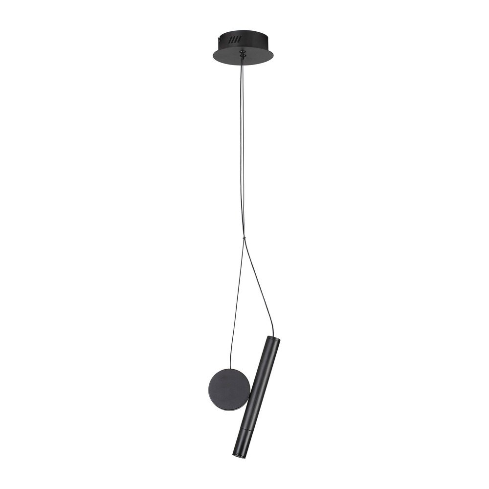 Lustră negru-mat LED din aluminiu ø 23,5 cm Vero – Nova Luce