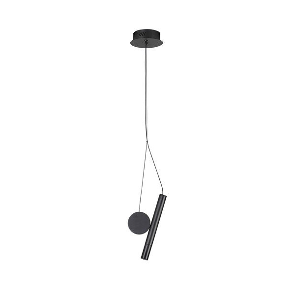 Lustră negru-mat LED din aluminiu ø 23,5 cm Vero – Nova Luce