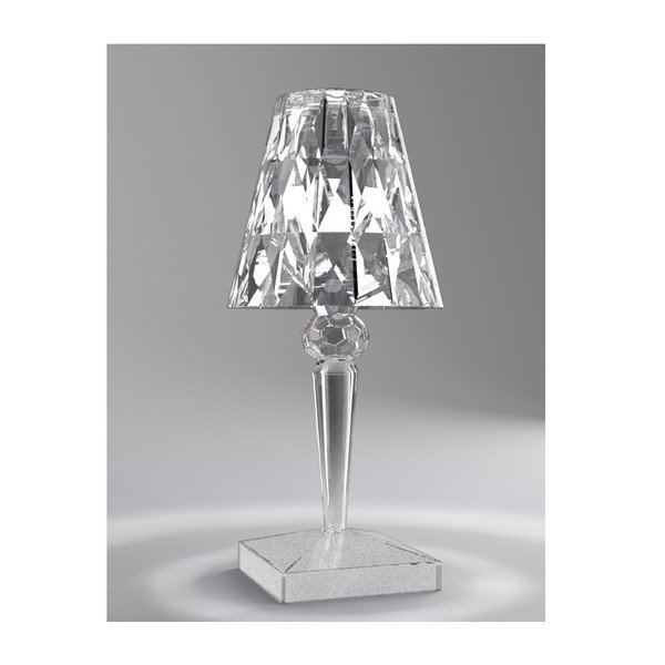 Veioză Kartell Battery, transparentă-image-1