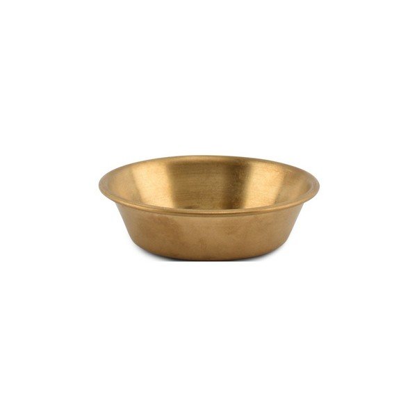 Bol mic auriu pentru servire din metal 80 ml Serve – BonBistro