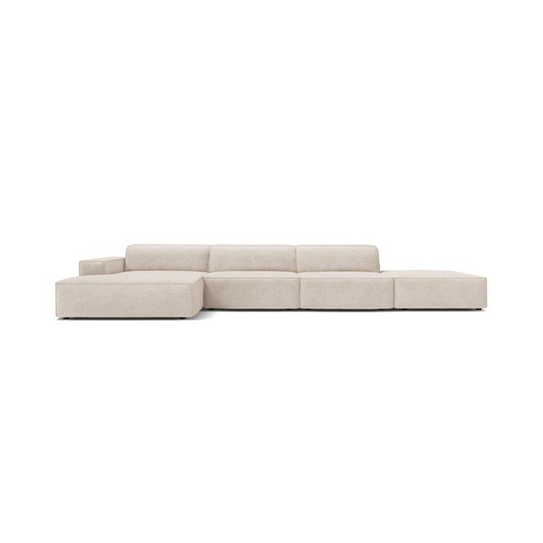 Colțar modular crem (cu colț pe partea stângă/cu șezlong) Jodie – Micadoni -image-2