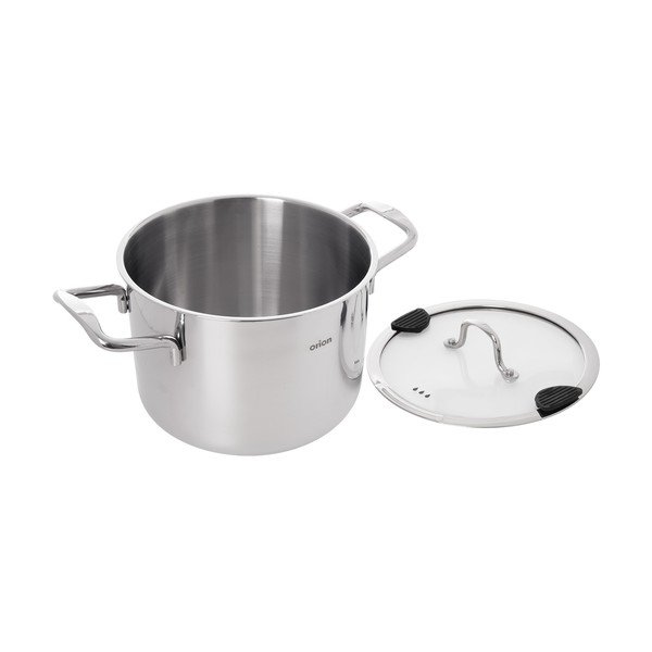 Oală cu capac din oțel inoxidabil 4,6 l Venice – Orion-image-2