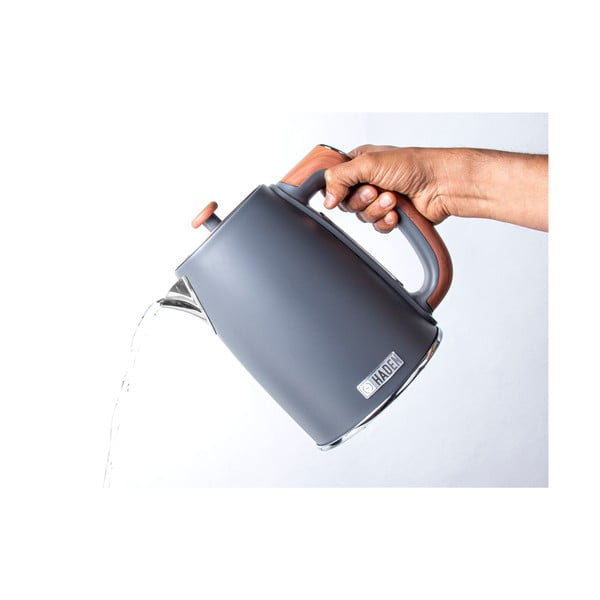 Ceainic electric gri închis 1,7 l Dorchester – Haden-image-3