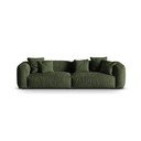 Canapea modulară verde cu tapițerie din catifea 320 cm Martina – Micadoni 