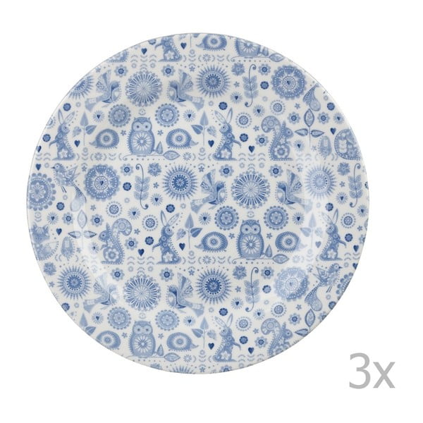 Set 3 farfurii din ceramică Churchill Penzance, ⌀ 20 cm