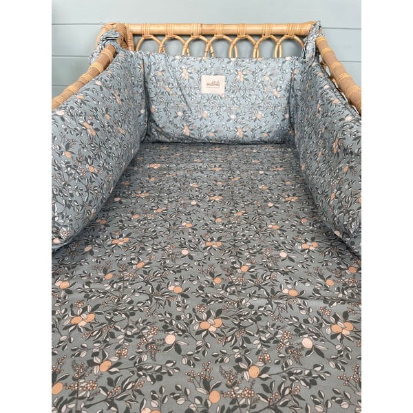 Mantinelă apărătoare  pentru pătuț 120 cm Garden Fruits – Malomi Kids-image-1