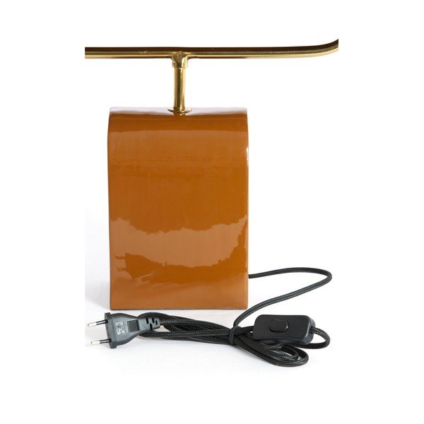 Veioză portocalie din metal (înălțime 38 cm) Cardona – Light & Living-image-4