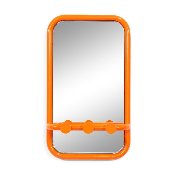 Panou de agățat diverse portocaliu din metal 35x60x11 cm Retro – Spinder Design