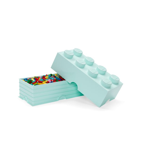 Cutie depozitare LEGO®, albastru deschis-image-2