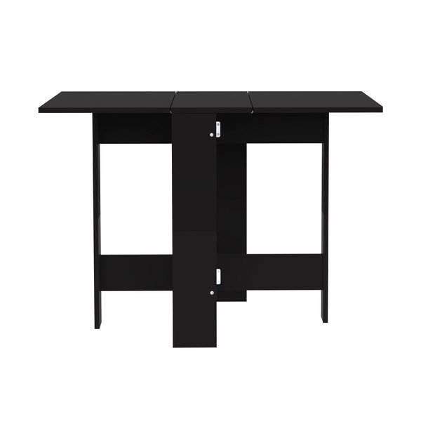 Masă de dining extensibilă cu blat negru 76x28 cm Papillon – TemaHome-image-4