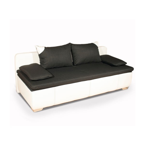 Canapea extensibilă Sinkro Django, alb gri