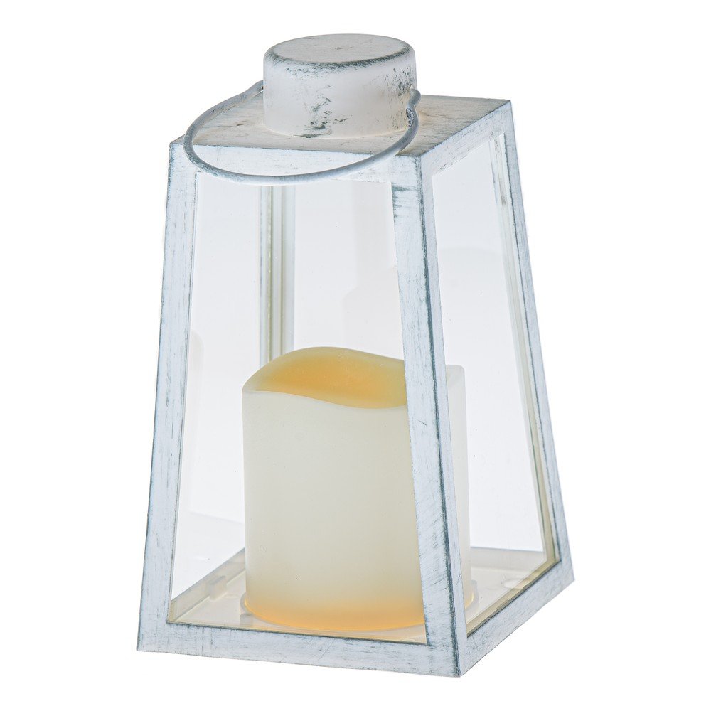 Felinar cu LED alb cu baterii (înălțime 18 cm) – Dakls