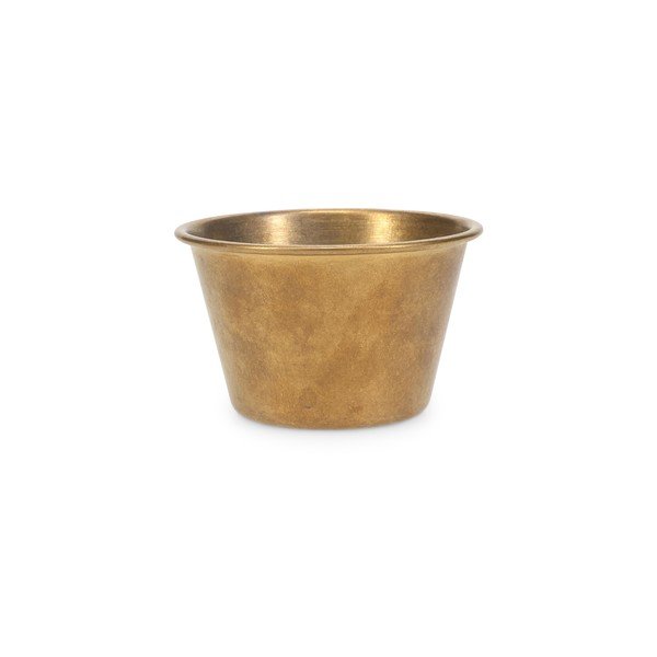 Bol mic auriu pentru servire din metal 110 ml Serve – BonBistro