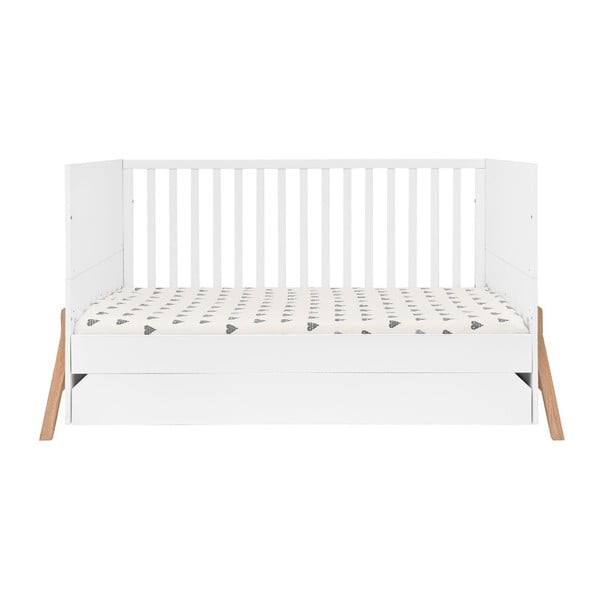 Pătuț pentru copii cu sertar BELLAMY Lotta, 70 x 140 cm, alb-image-4