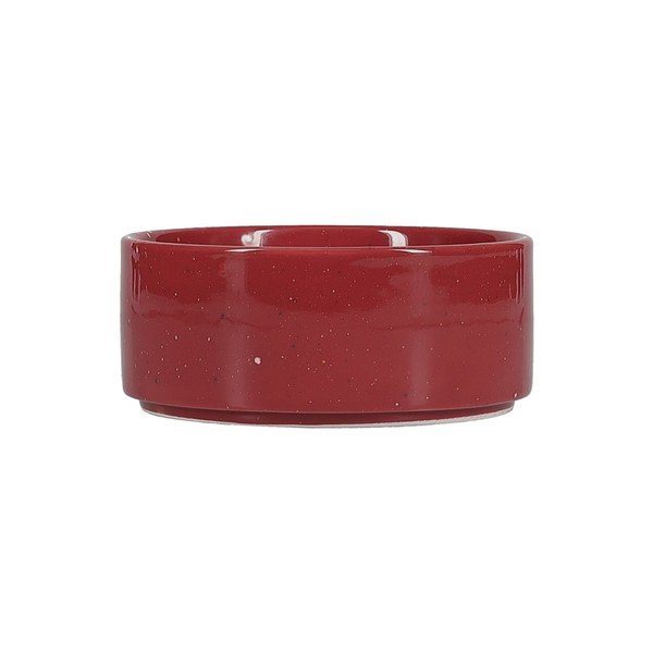 Bol mic burgundy din porțelan 500 ml Fika – ONA