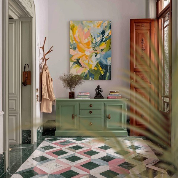 Tablou pe pânză imprimat 70x100 cm Floral Gust – Styler-image-1