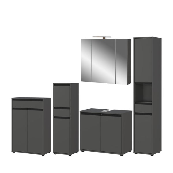 Set mobilă de baie gri antracit Lemont – Germania