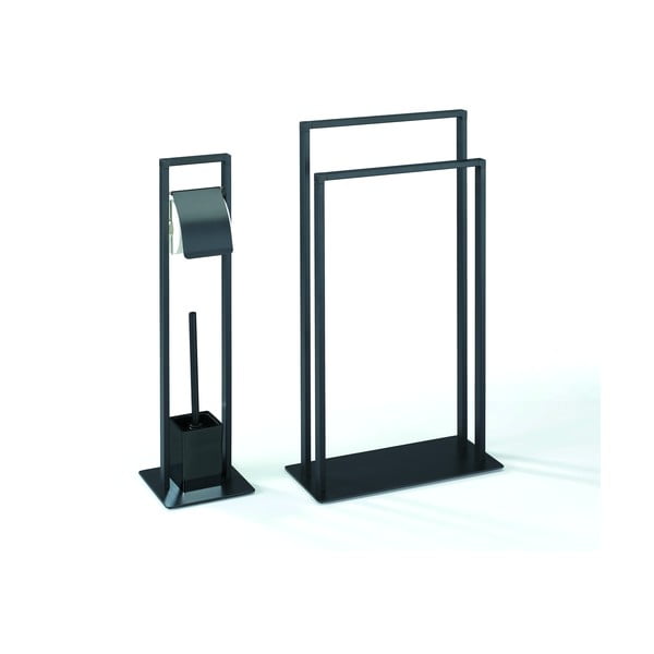 Suport din oțel pentru prosoape Tomasucci Emori, negru-image-2