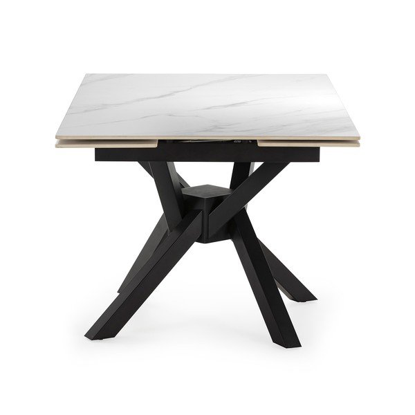 Masă de dining extensibilă cu blat din piatră cu blat suplimentar 90x150 cm Arlene – Marckeric-image-3