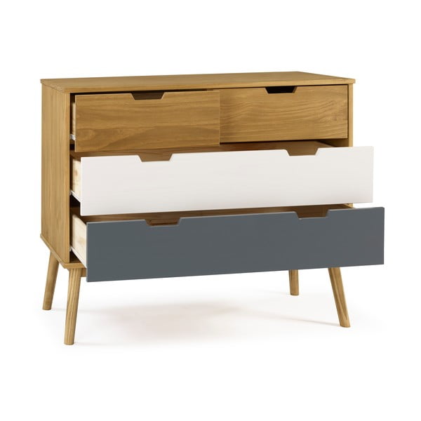 Comodă din lemn de pin Marckeric Cusco, 100 x 82 cm-image-4