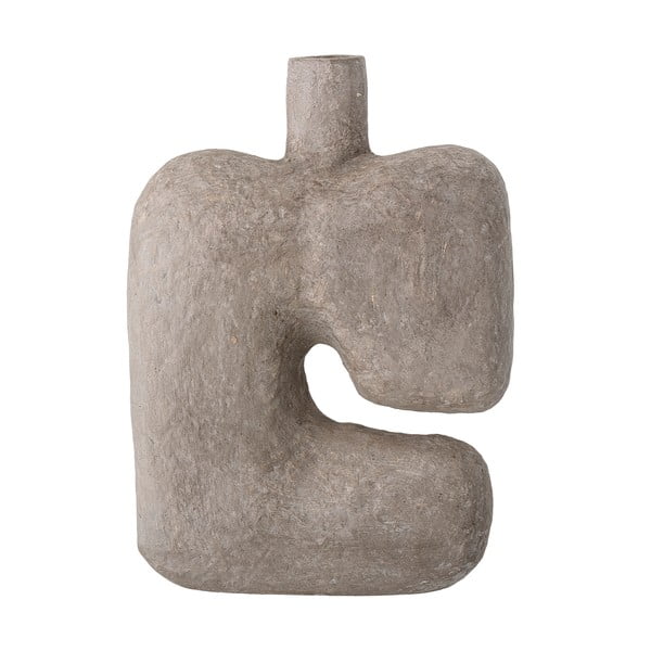 Vază decorativă din hârtie Bloomingville Banael, înălțime 36 cm, gri-image-3