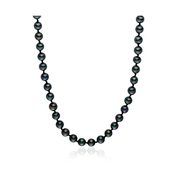 Colier cu perle negre Pearls Of London Mystic, lungime 50 cm