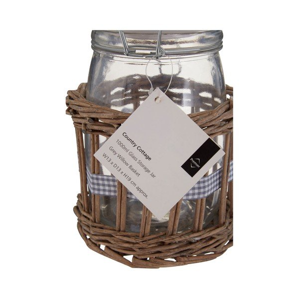 Recipient din sticlă Premier Housewares Country Cottage, 1 l-image-2