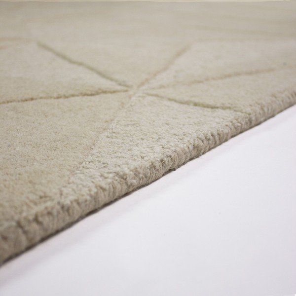Covor bej țesut manual din lână 120x170 cm Shard – Flair Rugs-image-2