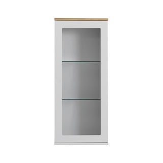 Vitrină cu ușă Tenzo Dot, înălțime 95 cm, alb