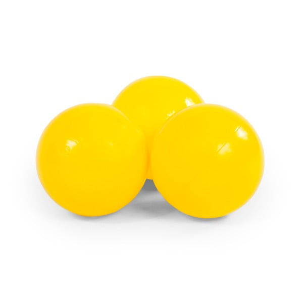 Set 50 de mingi pentru piscina Misioo, galben