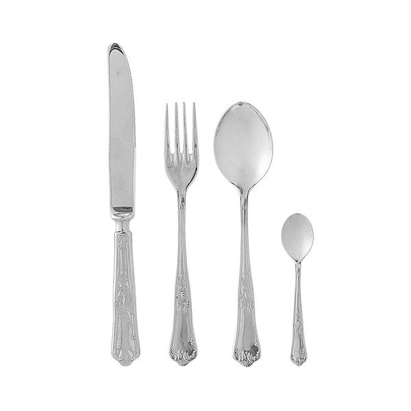 Tacâmuri argintii din oțel inoxidabil 16 buc. Tilly – Bloomingville