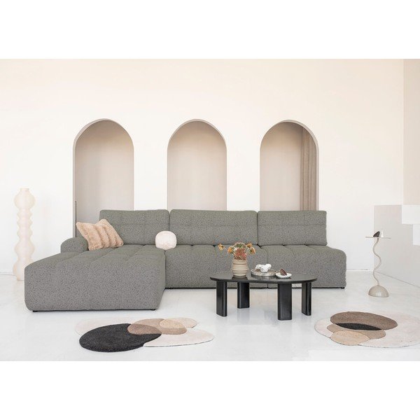 Colțar modular maro deschis extensibil/cu spațiu de depozitare (cu colț pe partea stângă) Lulu – Miuform-image-1