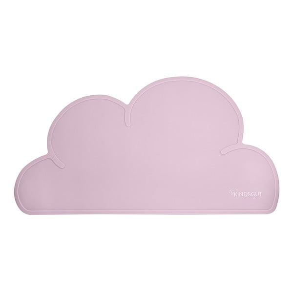 Suport din silicon pentru masă Kindsgut Cloud, 49 x 27 cm, roz