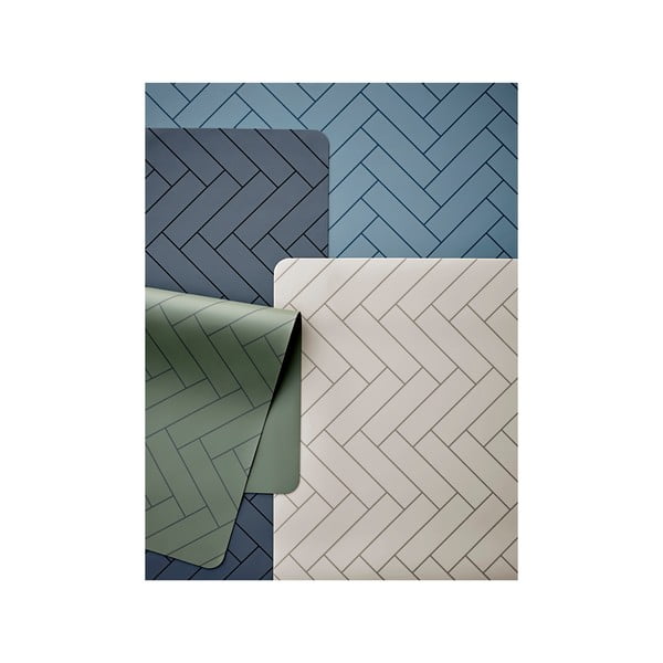 Suport din silicon pentru farfurie Södahl Tiles, 33 x 48 cm, bej-image-2