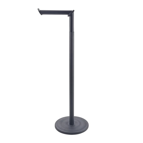 Suport pentru hârtie igienică negru mat din oțel Lava – Metaltex