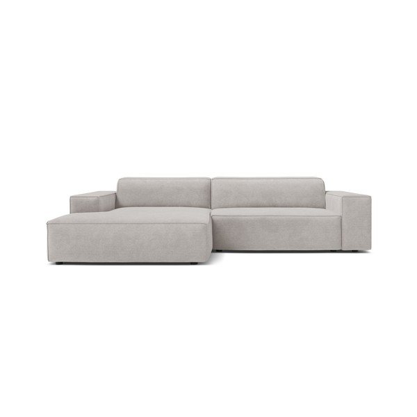 Colțar modular gri deschis (cu colț pe partea stângă/cu șezlong) Jodie – Micadoni -image-1