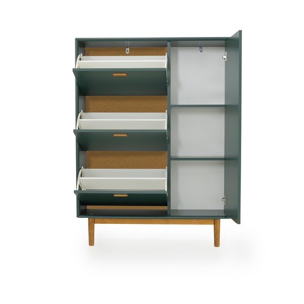 Pantofar verde cu deschidere înclinată Svea – Tenzo-image-2