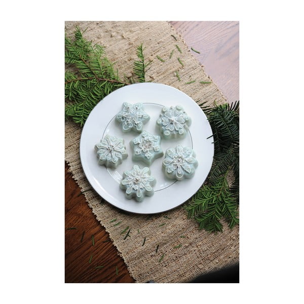 Formă pentru 6 mini prăjituri Nordic Ware Snowflakes, 700 ml-image-2