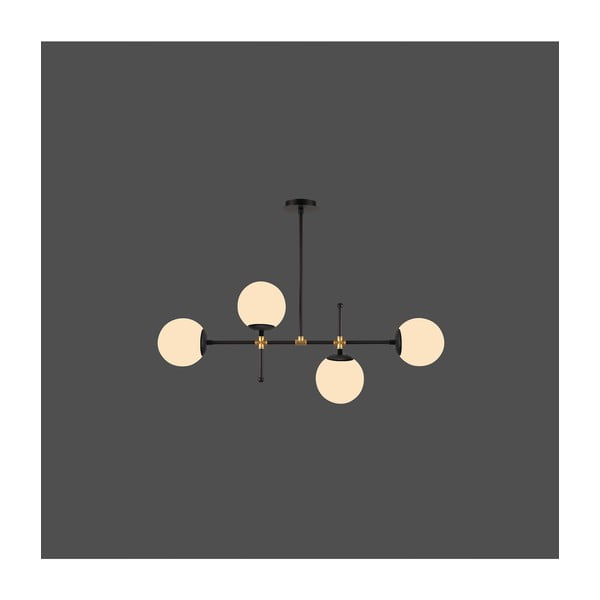 Lustră Squid Lighting Kruva, înălțime 57 cm, negru-image-1