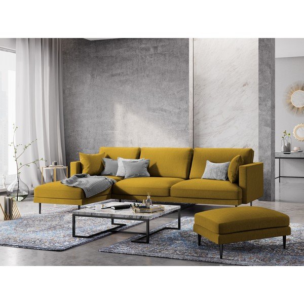 Puf Milo Casa Piero, galben-image-1