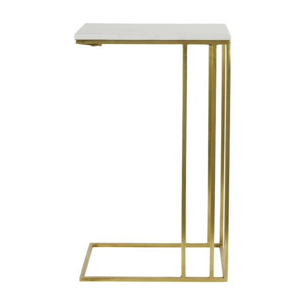 Măsuță auxiliară cu blat cu aspect de marmură 31x41 cm Roshan – Light & Living-image-4