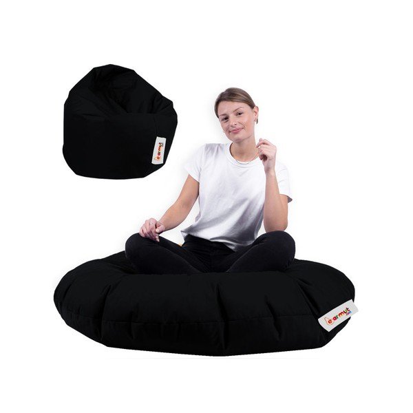 Beanbag pentru grădină negru Lyzi – Floriane Garden-image-3